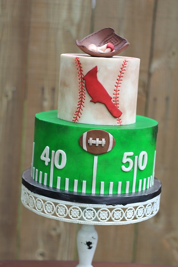 Football Baseball Baby Shower Cakes Springfield
