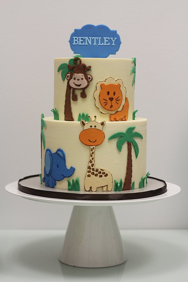 Jungle Animals Baby Shower Cakes Springfield