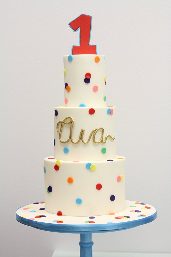 Polka Dots Birthday Cakes Missouri