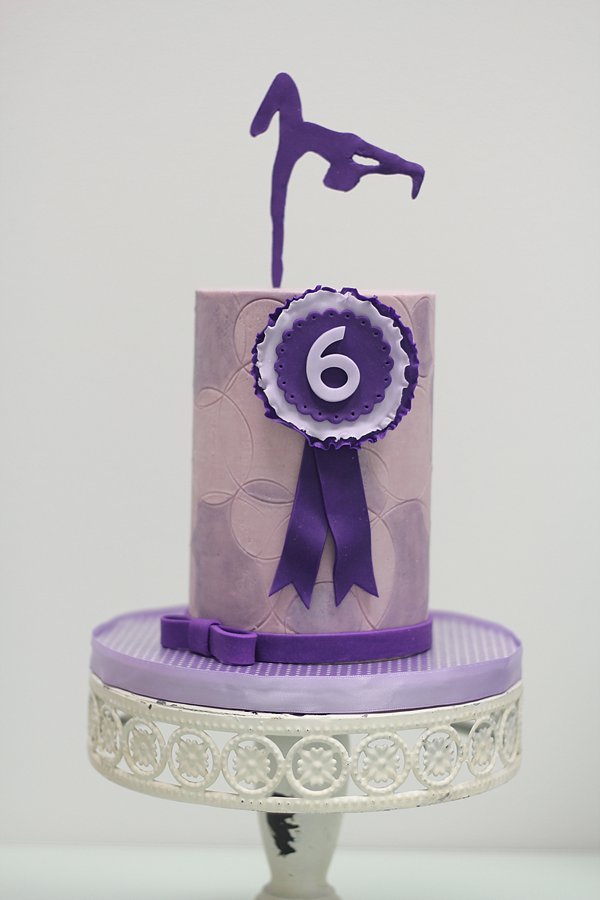 Gymnastics Purple Birthday Cakes Missouri