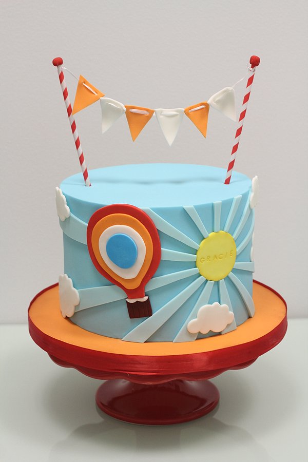 Sun balloon Birthday Cakes Missouri
