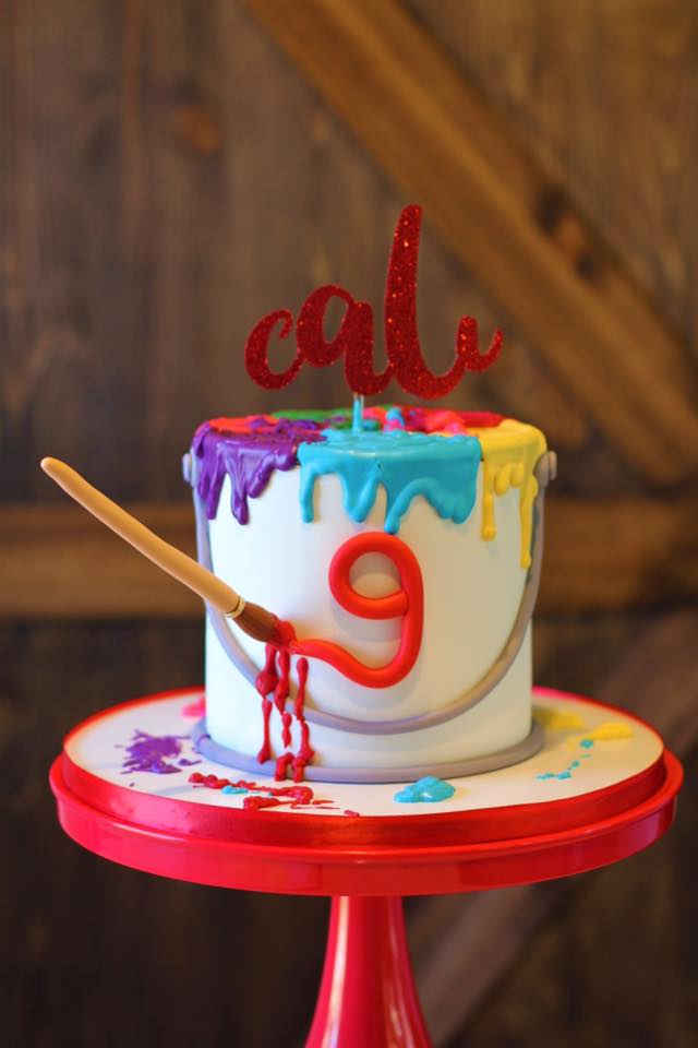 Paint Can Cake