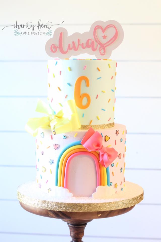 Jojosiwa Birthday Cake Charity Fent Cake Design